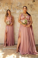 Cinderella Divine CD7469 Prom Long High Slit Dress