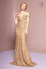Prom Long Off Shoulder Mermaid Evening Dress
