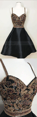 Spaghetti Straps Homecoming Dresses Short Prom Dress