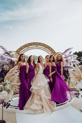 Sexy Mermaid Multiway Purple Bridesmaid Dresses dresses