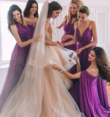 Sexy Mermaid Purple Bridesmaid Dresses Dresses