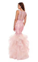 Rachel Allan Prom Long Sleeveless Mermaid Gown 6465