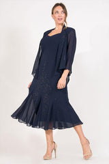 R&M Richards 058260 Long Formal Jacket Dress