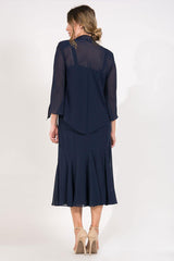 R&M Richards 058260 Long Formal Jacket Dress