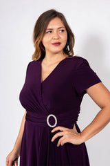 R&M Richards 1149W Short Plus Size Dress