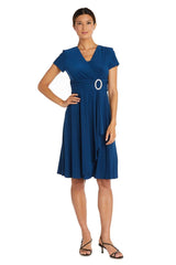 R&M Richards 1149W Short Plus Size Dress