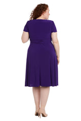 R&M Richards 1149W Short Plus Size Dress