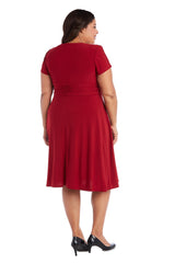 R&M Richards 1149W Short Plus Size Dress