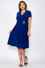 R&M Richards 1149W Short Plus Size Dress
