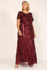 R&M Richards 1875W Long Plus Size Evening Dress