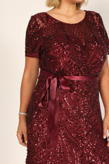 R&M Richards 1875W Long Plus Size Evening Dress