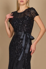 R&M Richards 1875W Long Plus Size Evening Dress
