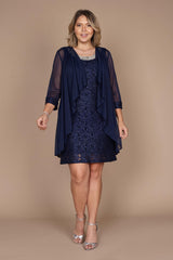 R&M Richards 2208 Short Mother Of The Bride Dress
