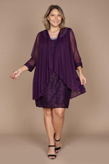 R&M Richards 2208 Short Mother Of The Bride Dress
