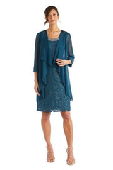 R&M Richards 2208 Short Mother Of The Bride Dress