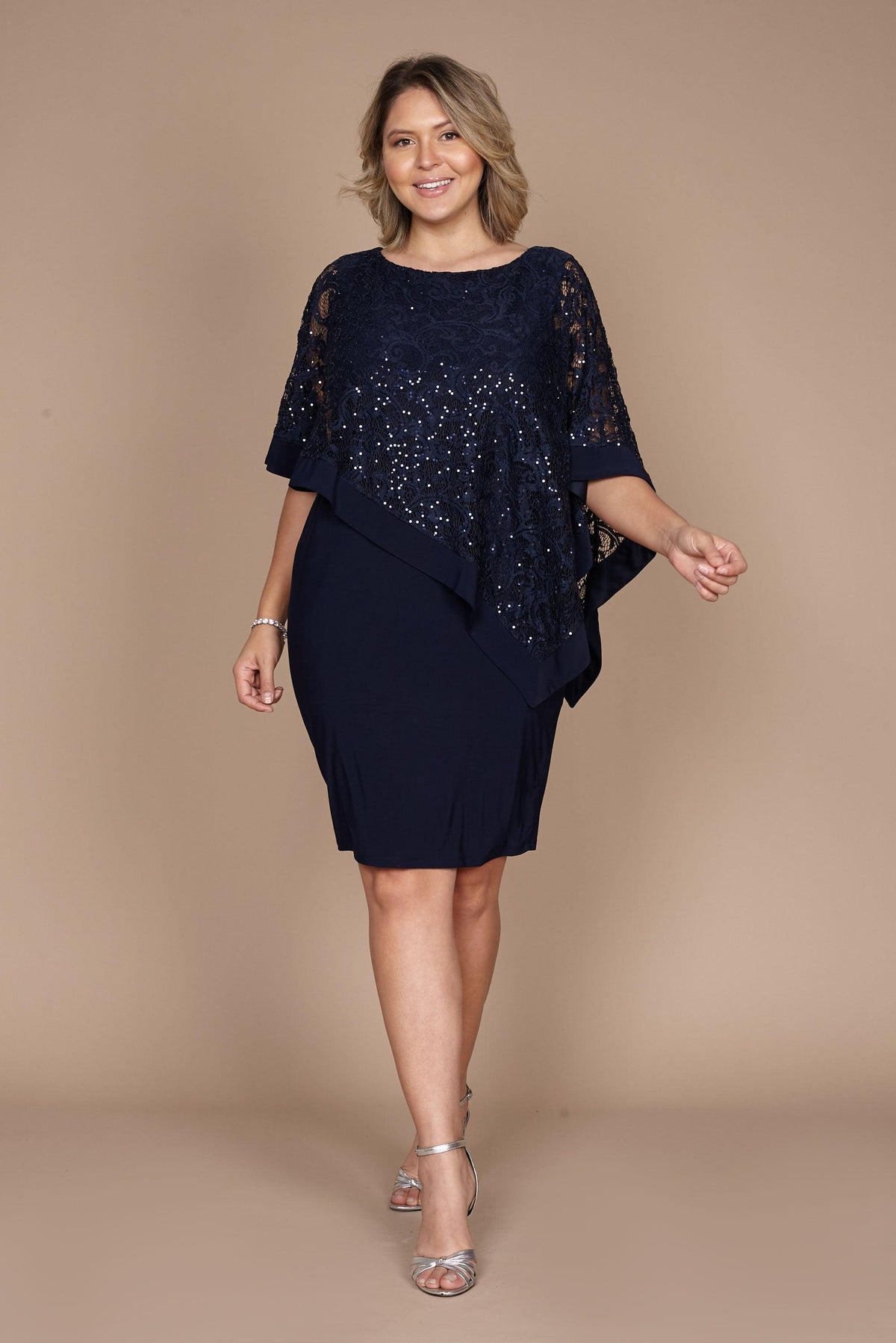 R&M Richards 2292W Short Plus Size Dress