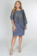 R&M Richards 2292W Short Plus Size Dress