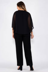 R&M Richards 2327W Plus Size Mother Of The Bride Pantsuit