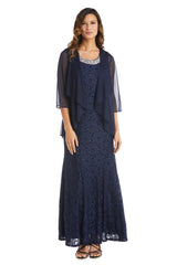 R&M Richards 2382 Mother Of The Bride Long Dress