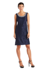 R&M Richards 2421 Chiffon Jacket Formal Dress