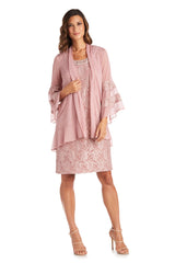 R&M Richards 2421 Chiffon Jacket Formal Dress