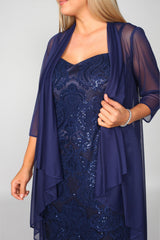 R&M Richards 3192 Short Mother Of Bride Dress