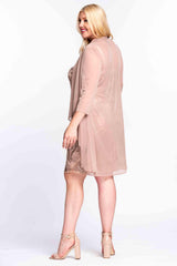 R&M Richards 3192 Short Mother Of Bride Dress