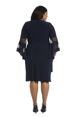 R&M Richards 3561W Short Mother Of The Bride Dress