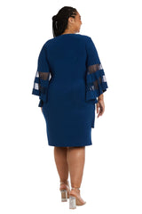 R&M Richards 3561W Short Mother Of The Bride Dress