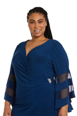 R&M Richards 3561W Short Mother Of The Bride Dress