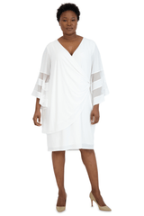 R&M Richards 3561W Short Mother Of The Bride Dress