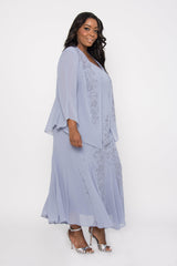 R&M Richards 358260 Plus Size Long Mother Of The Bride Dress