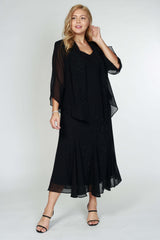 R&M Richards 358260 Plus Size Long Mother Of The Bride Dress