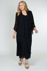 R&M Richards 358260 Plus Size Long Mother Of The Bride Dress