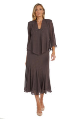 R&M Richards 358260 Plus Size Long Mother Of The Bride Dress