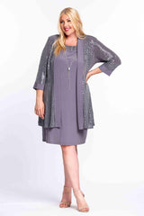 R&M Richards 3607 Short Formal Mother Of The Bride Dress