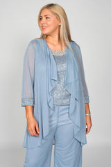 R&M Richards 5008W Plus Size Pant Suit
