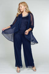 R&M Richards 5008W Plus Size Pant Suit