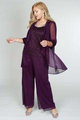 R&M Richards 5008W Plus Size Pant Suit