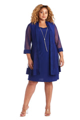 R&M Richards 5394W Short Plus Size Formal Dress Jacket