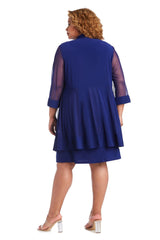R&M Richards 5394W Short Plus Size Formal Dress Jacket