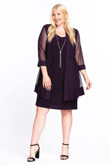 R&M Richards 5394W Short Plus Size Formal Dress Jacket