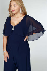 R&M Richards 5412W Plus Size Pant Jump Suit