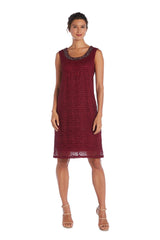R&M Richards 5558 Short Mother Of The Bride Dress