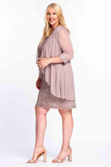 R&M Richards 5558 Short Mother Of The Bride Dress