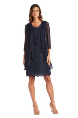 R&M Richards 5558 Short Mother Of The Bride Dress