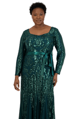 R&M Richards 5623W Long Plus Size Evening Dress
