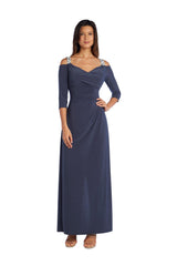 R&M Richards 5659 Long Formal Mother Of The Bride Dress