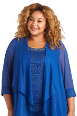R&M Richards 7008W Plus Size Pant Suit