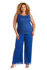 R&M Richards 7008W Plus Size Pant Suit